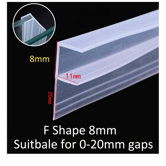 Transparent F-Shape Gap sealer - Picture 3 of 8